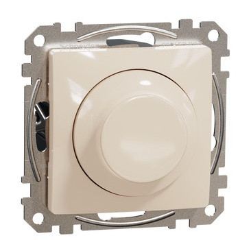 Поворотний світлорегулятор Schneider Electric Sedna Design & Elements RC 3-370 Вт бежевий SDD112501