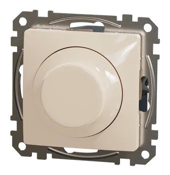 Поворотний світлорегулятор Schneider Electric Sedna Design & Elements RC 3-370 Вт бежевий SDD112501 - фото №4