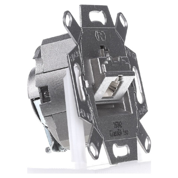 Розетка UAE 8-полюсная, экранированная, кат.6 класс E (механизм) Berker - фото №2