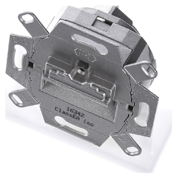 Розетка UAE 8-полюсная, экранированная, кат.6 класс E (механизм) Berker - фото №5