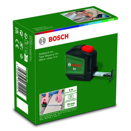 Рулетка Bosch 3 м (1600A027PJ) - фото №1