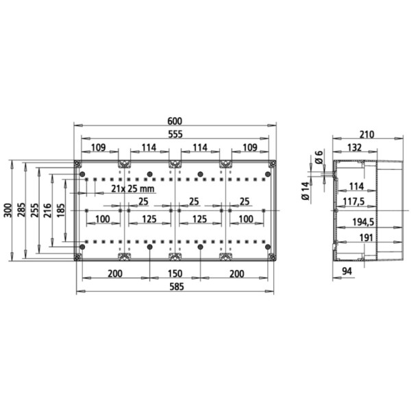Вологозахищена роз'єднувальна коробка Spelsberg AKL 2-gh (sp74290201) IP65 - фото №1
