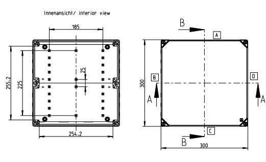 Вологозахищена роз'єднувальна коробка Spelsberg AKL 2-gh (sp74290201) IP65 - фото №2