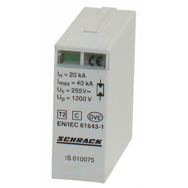 Модуль защитного разрядника Schrack IS010075 IS 20кА N-PE