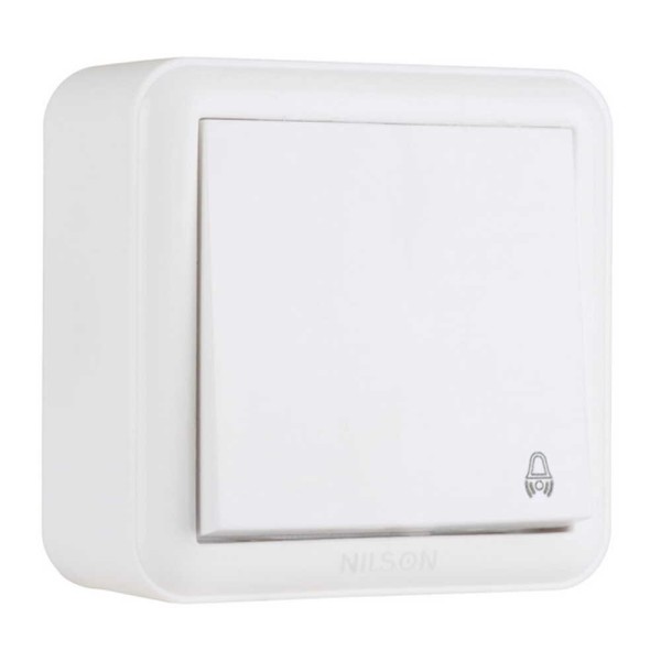 Вимикач Nilson Unique білий кнопка ( 28111012 )