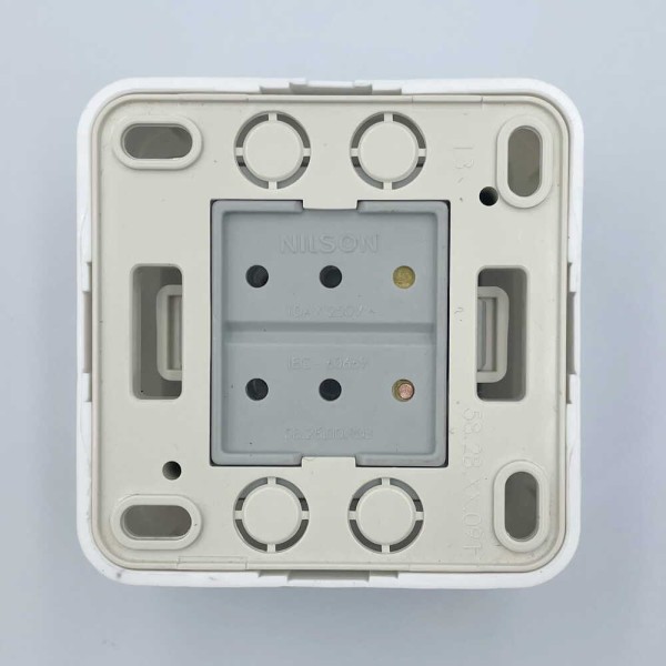 Вимикач Nilson Unique білий кнопка ( 28111012 ) - фото №3