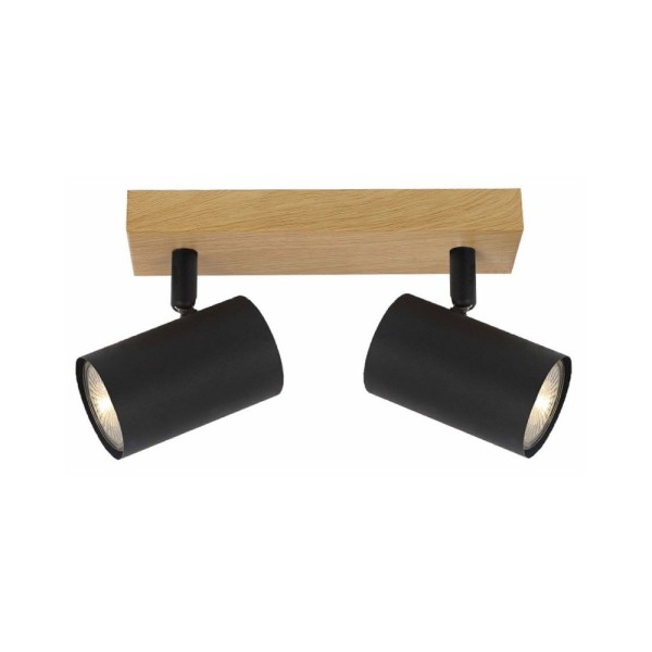 Спот Reality 838502-11 Quentin GU10 2x15W IP20 Bl