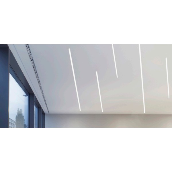 LED-профіль MLG врізний LP6625 з розсіювачем, 2 метра - фото №4