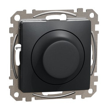 Универсальный поворотный светорегулятор Schneider Electric черный SDD114502