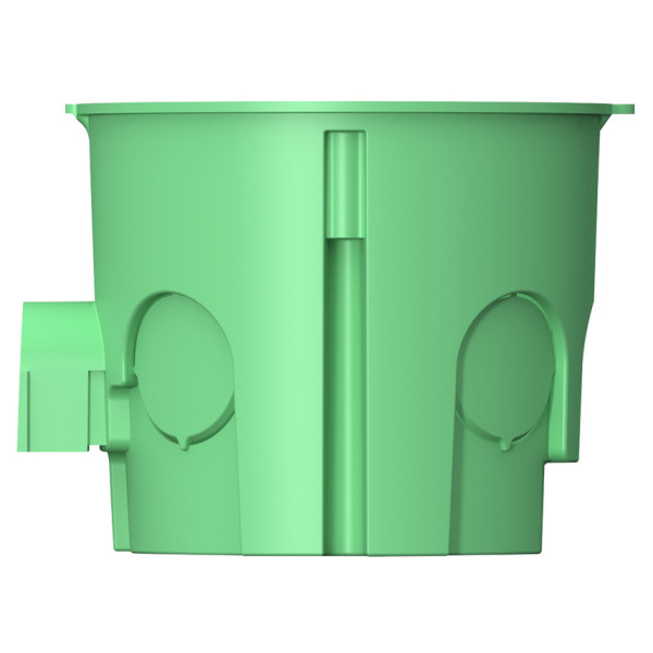 Поглиблена монтажна коробка для суцільних стін Plank Electrotechnic BOXES MB003 (PLK5103500) типу МВ 65х60мм (салатова) - фото №1