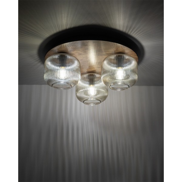 Люстра TK Lighting 11068 Salvia E14 3x15W IP20 коричневый - фото №1