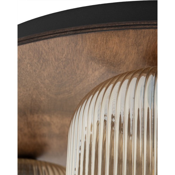 Люстра TK Lighting 11068 Salvia E14 3x15W IP20 коричневый - фото №3