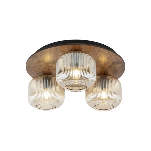 Люстра TK Lighting 11068 Salvia E14 3x15W IP20 коричневый - фото №4