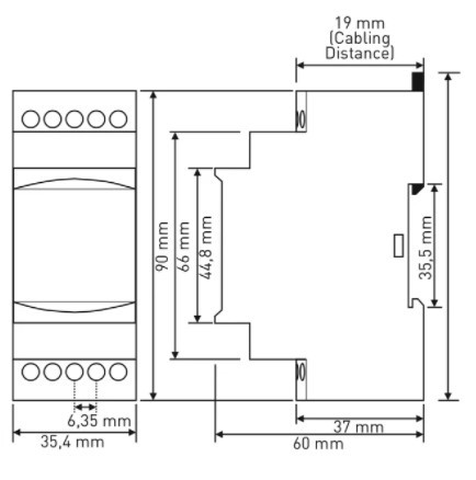 Реле контролю фаз Tense GKT-03 (без контролю нуля) - фото №1