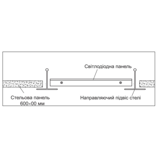 Панель LED UEC Delta CPS20 36Вт 6500К IP20 призма - фото №4
