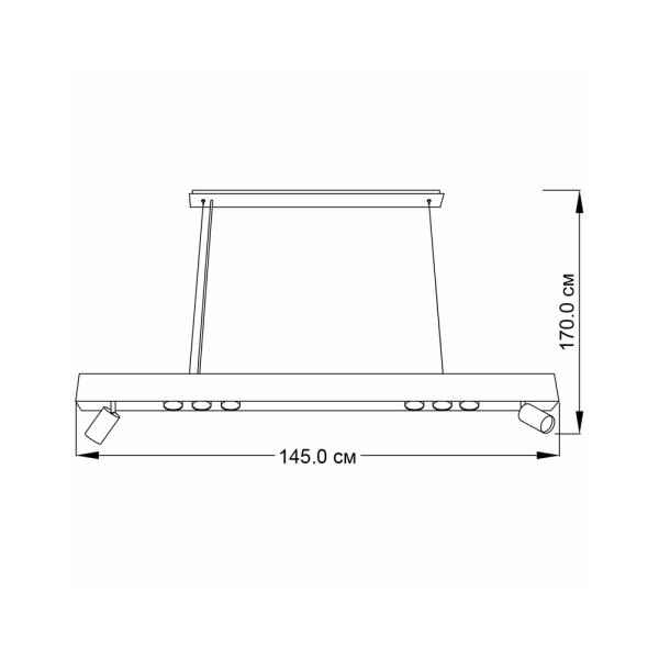 Підвісний світильник, люстра Imperium Light 2668145.05.05 Linkor - фото №2
