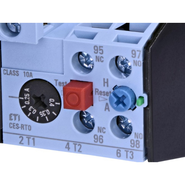 Тепловое реле ETI 004646587 CES-RT0-0.4 (CES 6…18) 0,25 - 0,4А - фото №2