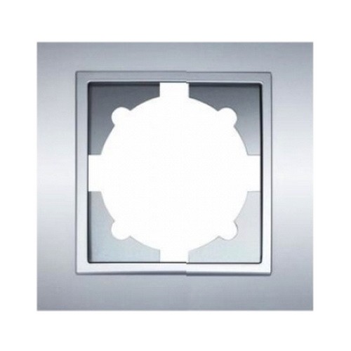 Рамка ELBI ZENA Silverline серый металлик 1-я (608-011000-271)