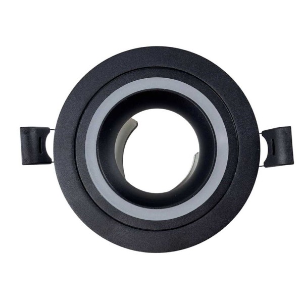 Светильник точечный Violux MONACO-R GU5.3 IP20 черный ( 130103 ) - фото №1