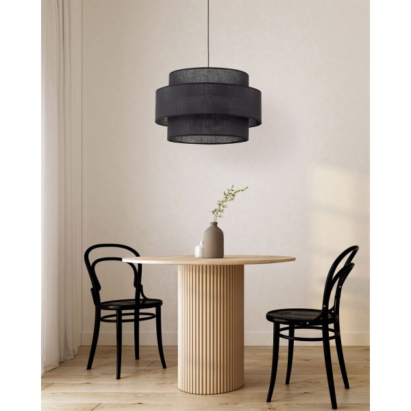 Підвісний світильник, люстра TK Lighting 4999 Calisto E27 1x15W IP20 чорний - фото №1