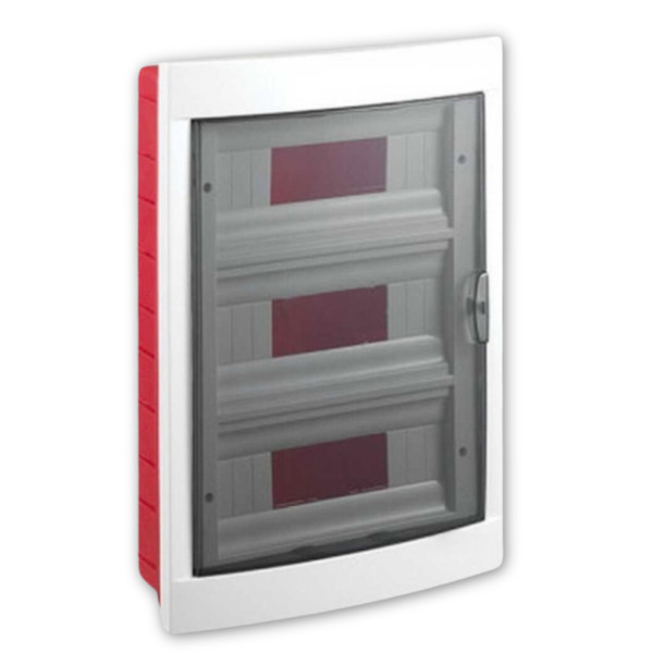 Вбудований пластиковий щит UEC ЩРВ-П-36 285х447х100мм IP40