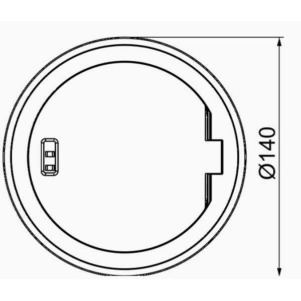 Оцинкованная крышка люка OBO Bettermann (7408856) GES R2 Cr с блокировкой IP66 - фото №1