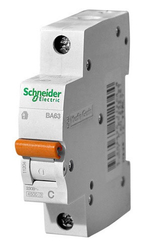 Електроавтомат ВА63 1П 20A C
