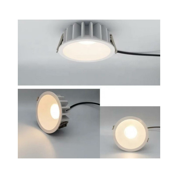 Точковий світильник Kloodi KD-SEMI242 LED 1x9W 3000K 990Lm IP20 Wh - фото №2