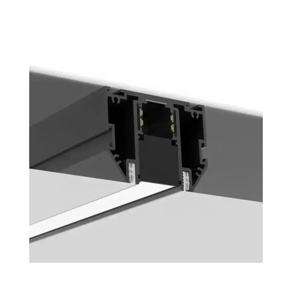 Магнітний шинопровід врізний Alumled ALMG-SNP 1M BK