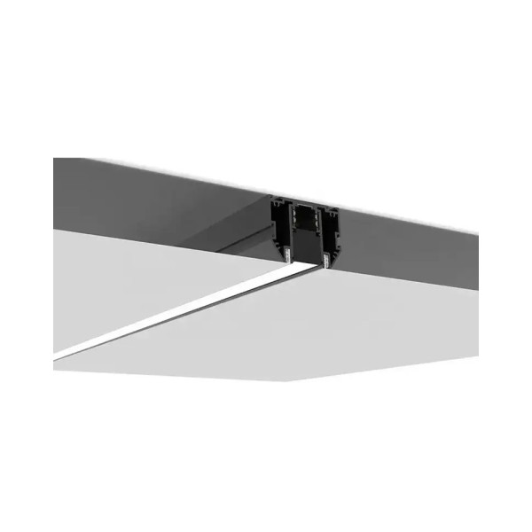 Магнітний шинопровід врізний Alumled ALMG-SNP 1M BK - фото №4