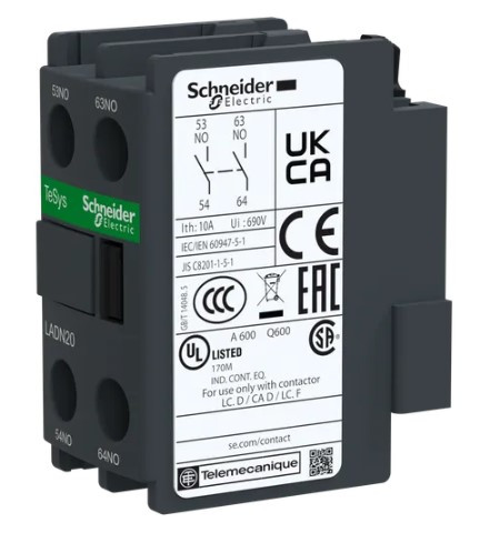 Допоміжний контакт Schneider Electric TeSys LADN20 - фото №3