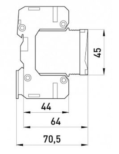 Устройство защиты от импульсных перенапряжений E.next 82.018 e.POII.3 - фото №2