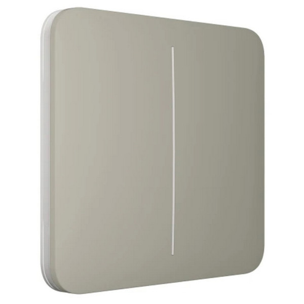 Клавиша умного выключателя 2кл Ajax 46019.144.OL SoloButton для LightSwitch оливковая (29838) - фото №1