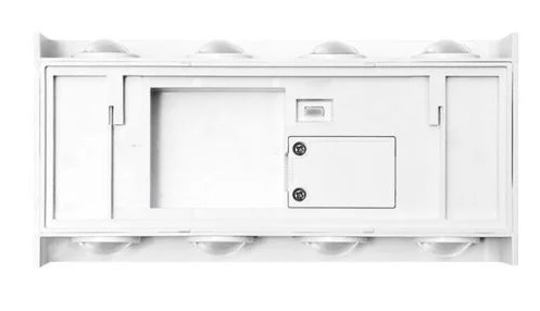 Накладний світильник Maxus MWL 8Вт 3000/4100/6500К IP65 WH Square (1-MWL-8W-WHS) - фото №1