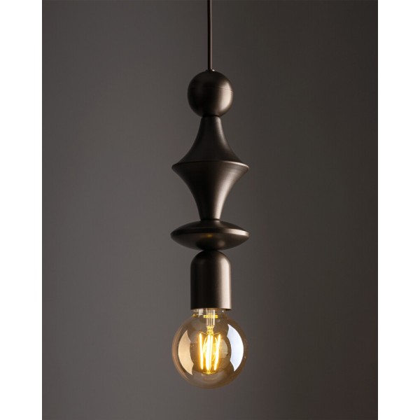 Підвісний світильник, люстра TK Lighting 10703 Tower E27 1x15W IP20 коричневий - фото №2