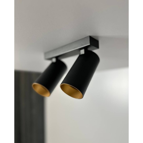 Світильник поворотний, спот Nowodvorski 37766 Mono II GU10 2x10W IP20 чорний - фото №2