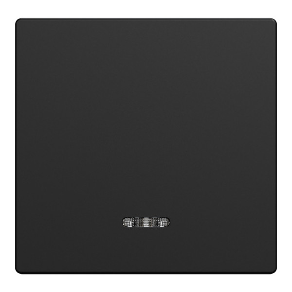 Клавіша вимикача із підсвічуванням Merten System M, чорна матова MEG3320-0403 - фото №4