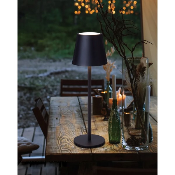 Настільна лампа з акумулятором Kloodi TA-5V POP 3K BK LED 1x5W 350Lm IP20 чорна - фото №1