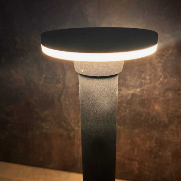 Светильник фасадный Violux HYATT-R 12 Вт IP65 черный (500510) - фото №4