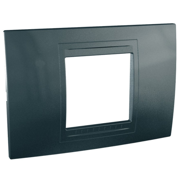 Зовнішня рамка 2-модульна Unica Allegro, сірий графіт Schneider Electric