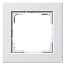 Рамка одномісна Gira E2 біла (021129)