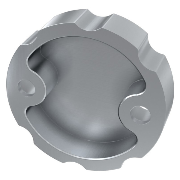 Заглушка Lumines для типа COSMO без отверстия серебро - фото №1