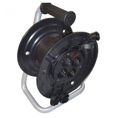 Катушка переносная без провода Bemis BM8-2104-0000 16А 4шт ПВС 3х1,5 25м IP44 (7.5.1.164766)