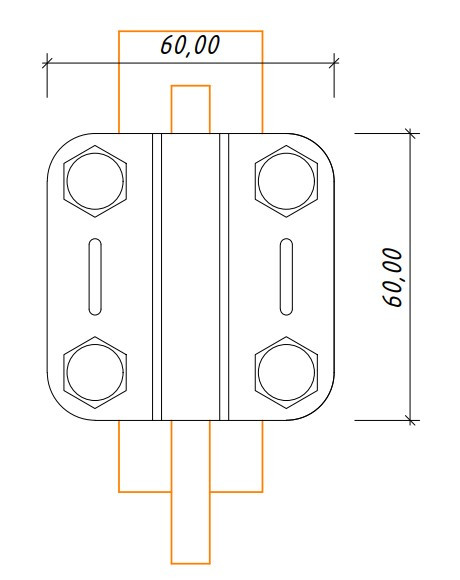 З'єднувач Leo Lightman Contra дроту ø8-10 мм зі смугою шириною до 30мм Nі (203133) - фото №5