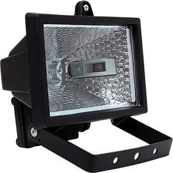 Прожектор E.Next e.halogen.500.black 500Вт черный (l003004)