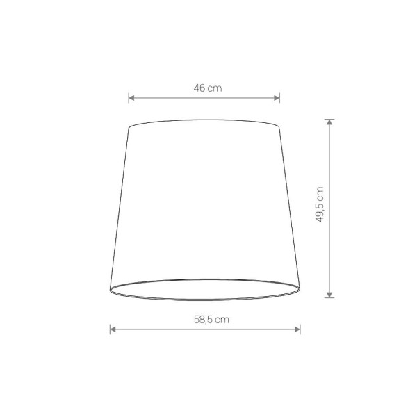 Абажур Nowodvorski 8408 Cameleon Cone L E27 Wh - фото №1
