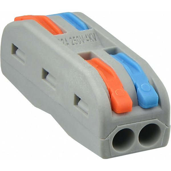 Универсальная клемма Аско-Укрем PCT-2-2-С серая (A0130010111)