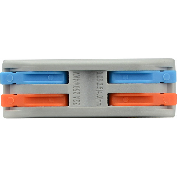 Универсальная клемма Аско-Укрем PCT-2-2-С серая (A0130010111) - фото №1