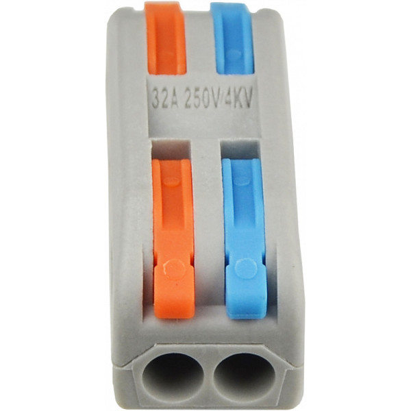 Универсальная клемма Аско-Укрем PCT-2-2-С серая (A0130010111) - фото №2