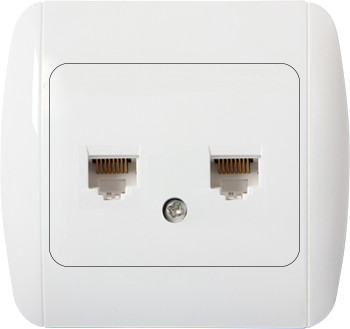 Компьютерная розетка E.Next e.install.stand.819С2 двойная (s035033)